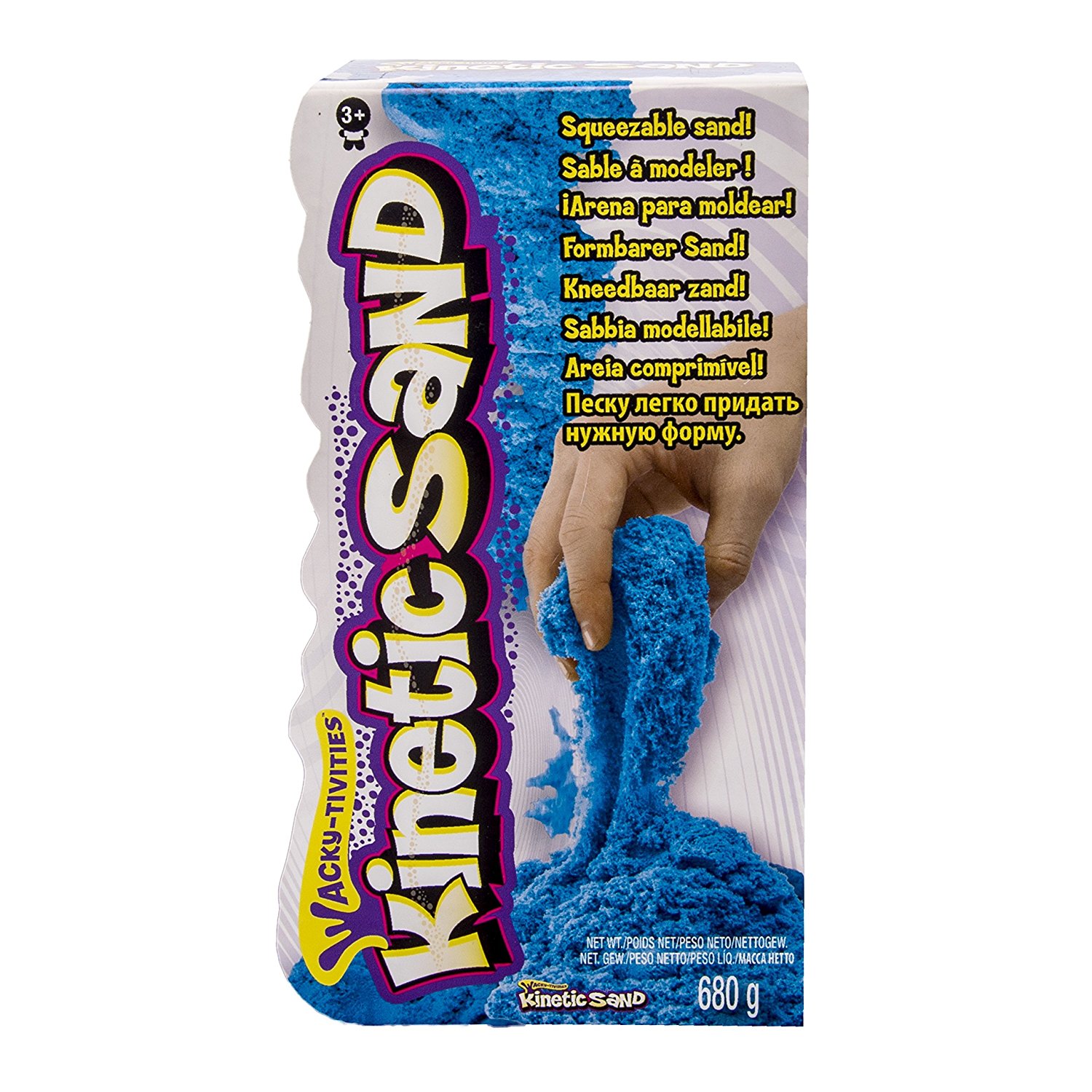 Набор Kinetic sand - Песок для лепки. Яркий цвет  